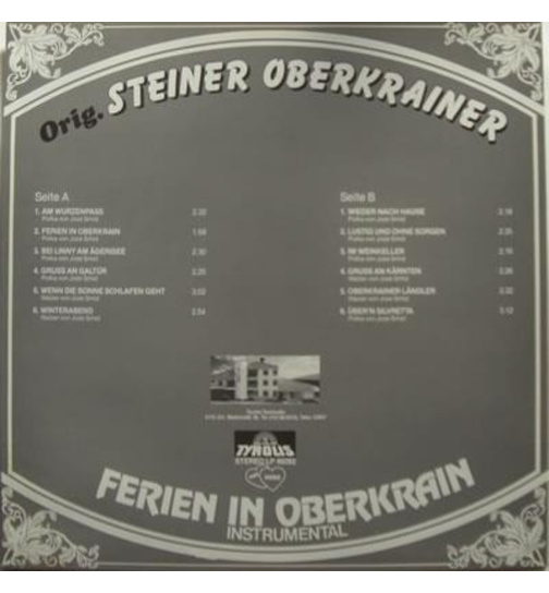 Orig. Steiner Oberkrainer - Ferien in Oberkrain - Instrumental