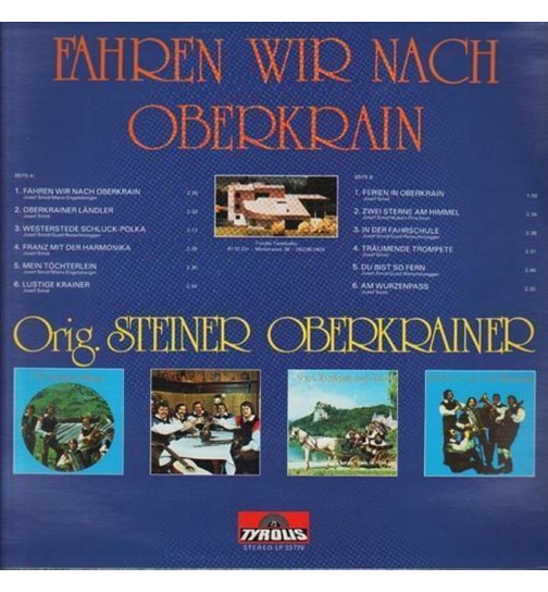 Orig. Steiner Oberkrainer - Fahren wir nach Oberkrain