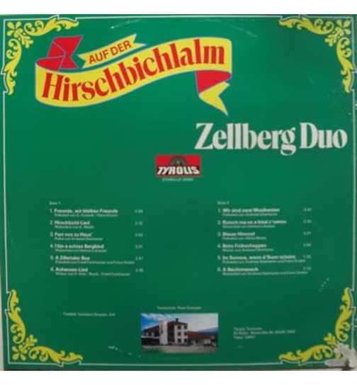 Zellberg Duo mit Doris - Auf der Hirschbichlalm