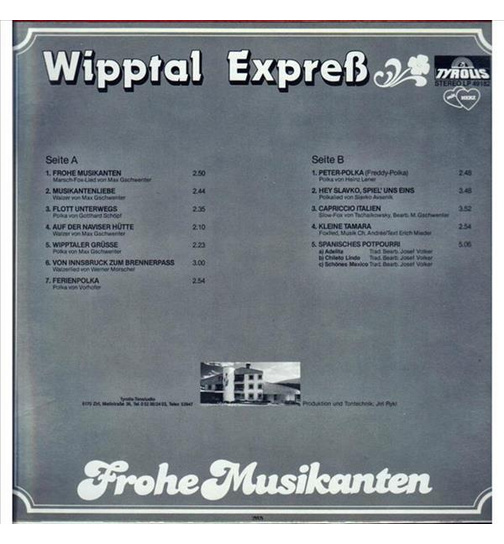 Wipptal Express - Frohe Musikanten