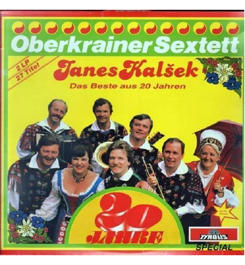 Orig. Oberkrainer Sextett Janes Kalsek - Das Beste aus 20 Jahren (2LP)