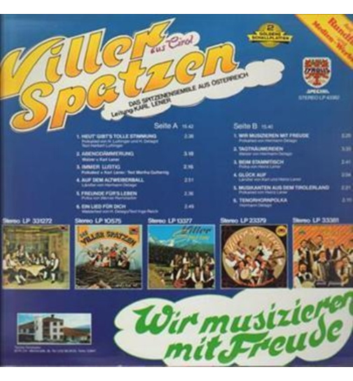 Orig. Viller Spatzen - Wir musizieren mit Freude