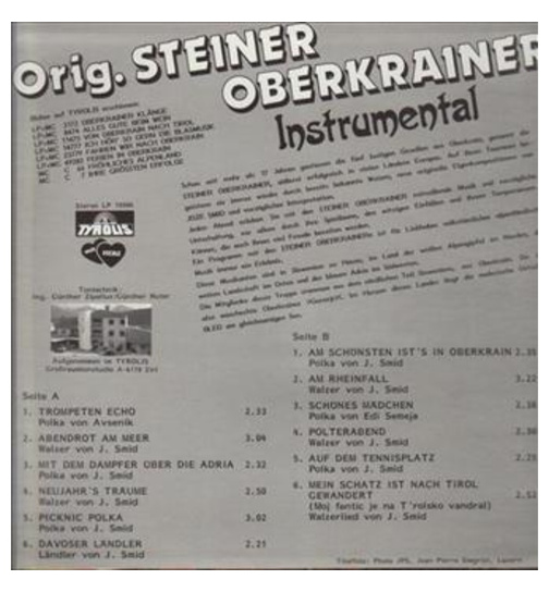 Orig. Steiner Oberkrainer - Trompetenecho - Instrumental