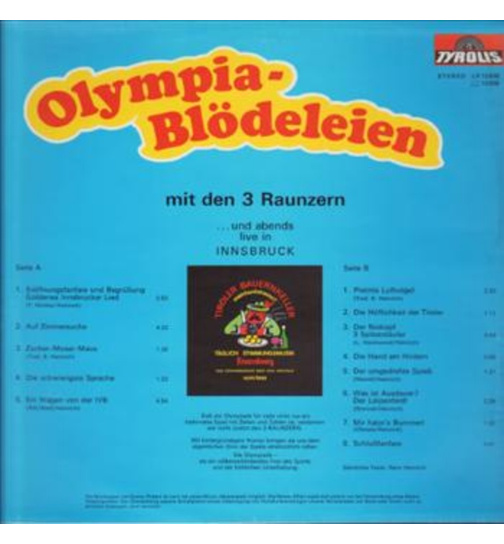 3 Raunzer - Olympia-Bldeleien