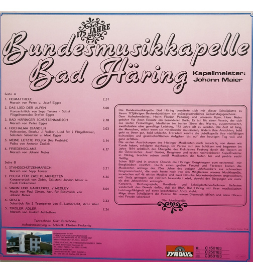 Bundesmusikkapelle Bad Hring - Instrumenetal