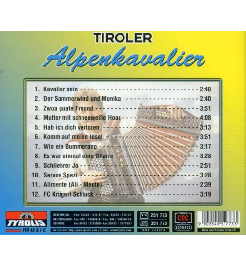 Tiroler Alpenkavalier - Servus Spezi