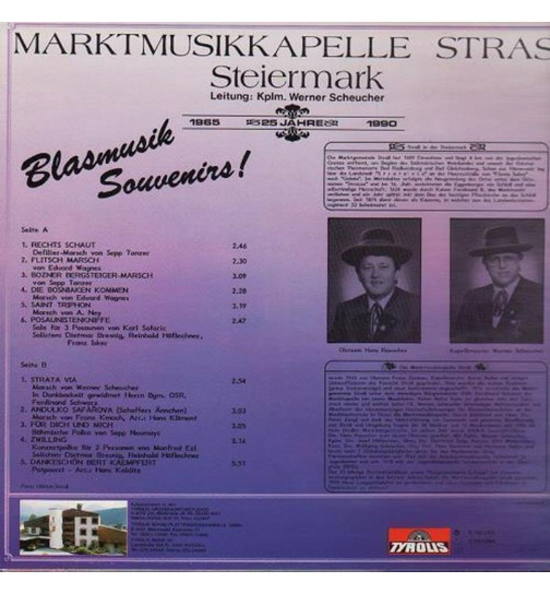 Marktmusikkapelle Strass - Blasmusik Souvenirs