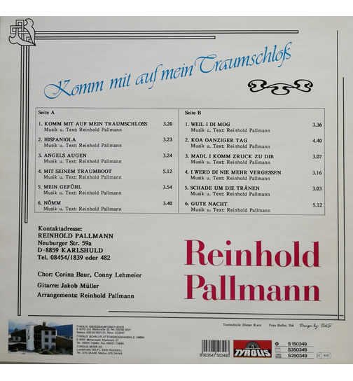 Reinhold Pallmann - Komm mit auf mein Traumschlo