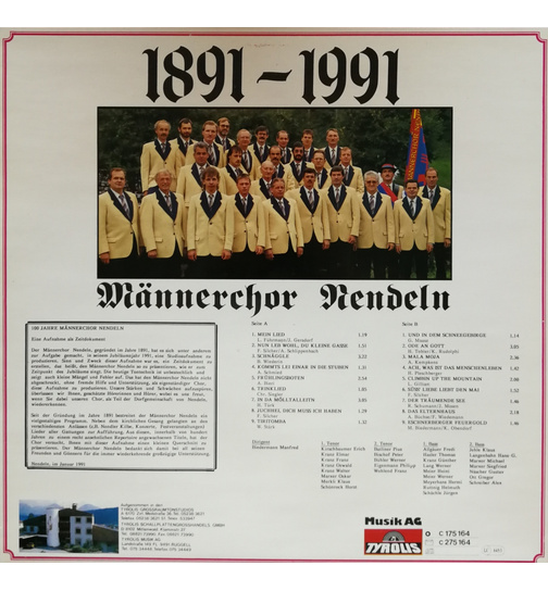 Nendeln Mnnerchor - 1891-1991