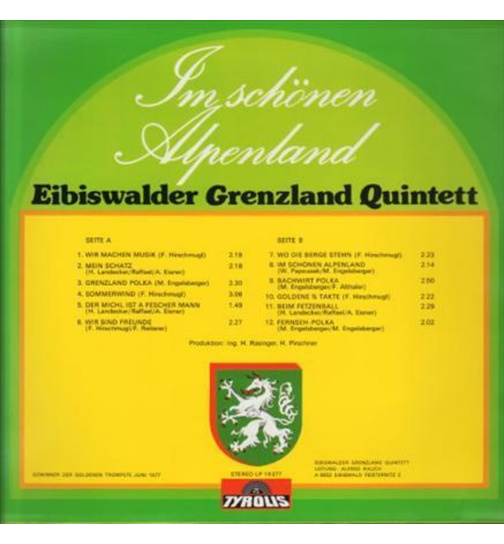 Eibiswalder Grenzland Quintett - Im schnen Alpenland