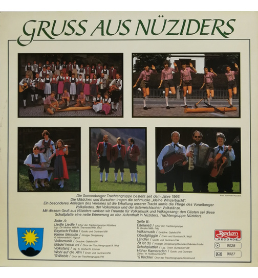 Nziders, Trachtengruppe - Gru aus Nziders