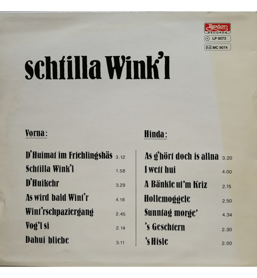 Werner Specht & Herrmann Johnny - schtilla Winkl