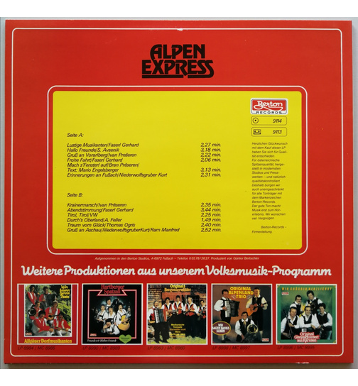 Alpen Express - Tiroler Musikantengr