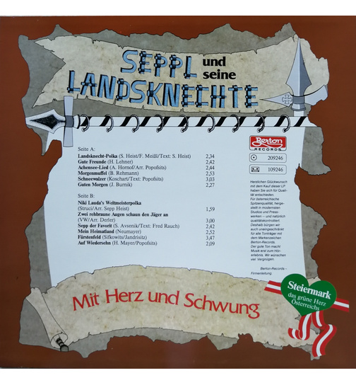 Seppl und seine Landsknechte - Mit Herz und Schwung