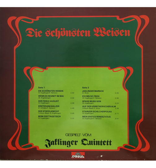 Jaklinger Quintett - Die schnsten Weisen