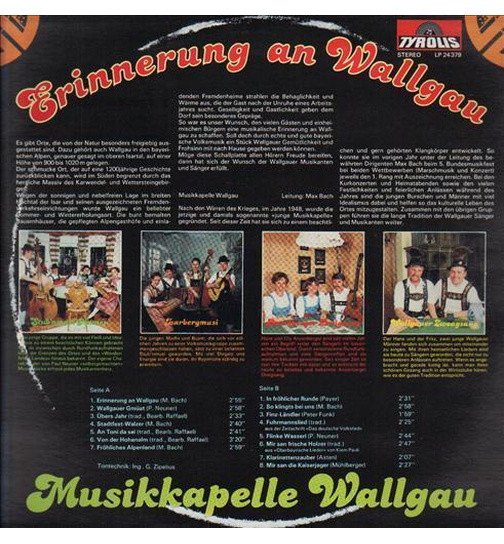 Musikkapelle Wallgau - Erinnerung an Wallgau