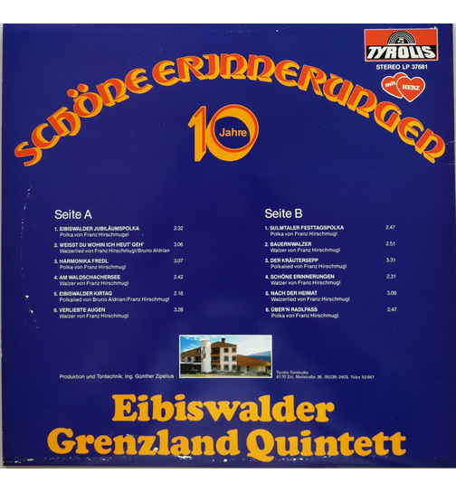 Eibiswalder Grenzland Quintett - Schne Erinnerungen