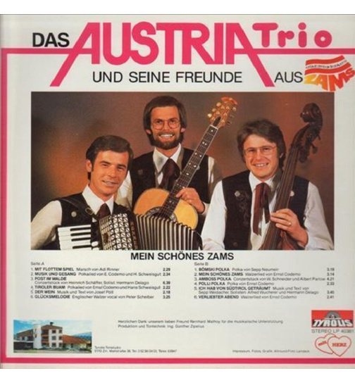 Das Austria Trio und seine Freunde aus Zams - Mein schnes Zams