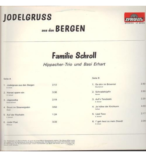 Familie Schroll - Jodelgru aus den Bergen