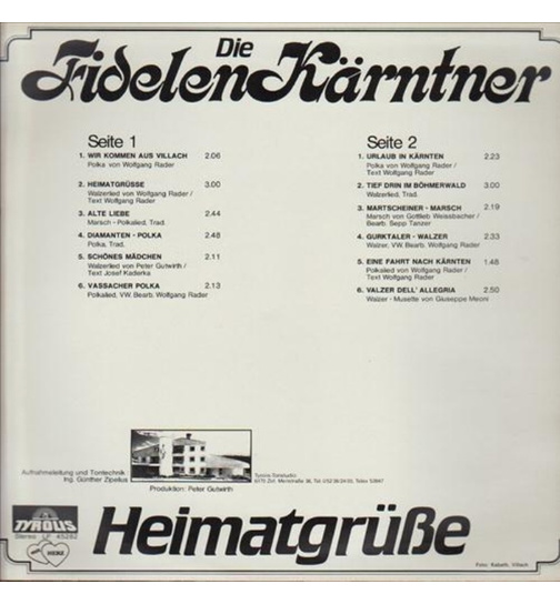 Die fidelen Krntner - Heimatgre