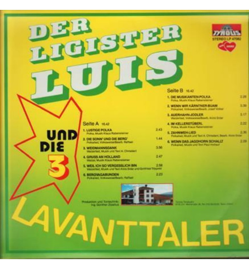 Der Ligister Luis und die 3 Lavanttaler - Lustige Polka