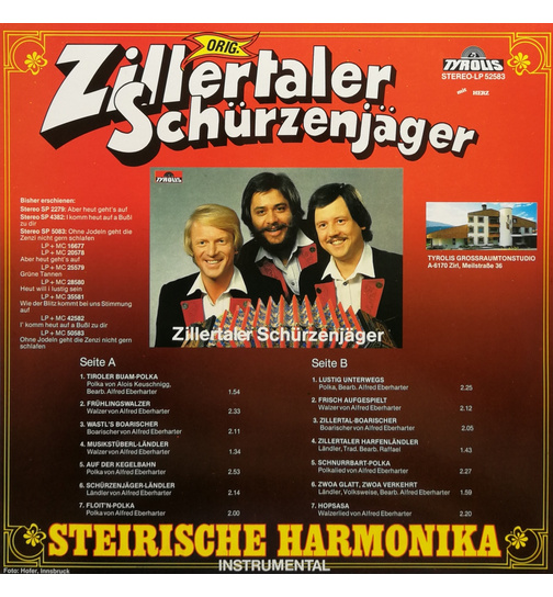 Schrzenjger (Zillertaler) - Steirische Harmonika - Instrumental - Folge 1