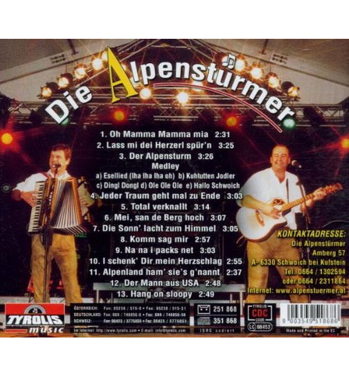 Die Alpenstrmer - Oh Mamma Mamma Mia