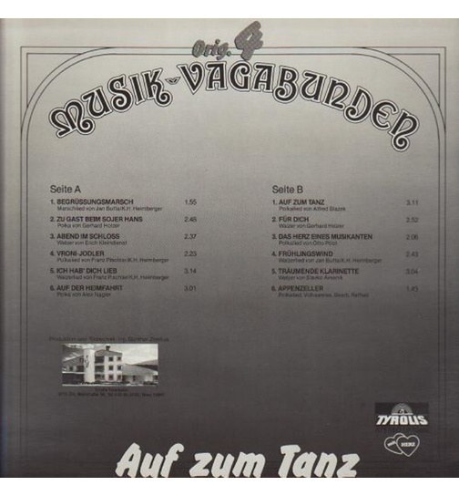 Orig. 4 Musik-Vagabunden - Auf zum Tanz