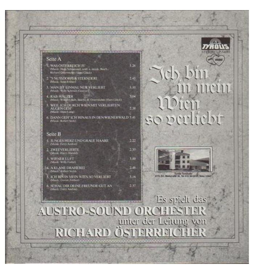 Austro-Sound-Orchester - Ich bin in mein Wien so verliebt