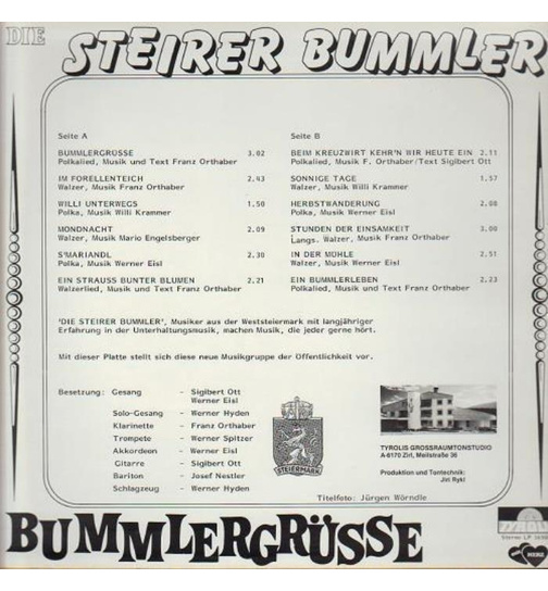 Steirer Bummler - Bummlergre