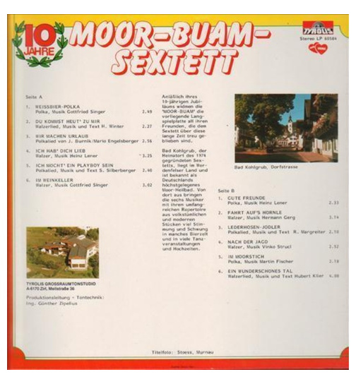 Moor-Buam Sextett - 10 Jahre