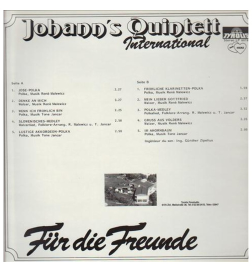 Johanns Quintett International - Fr die Freunde