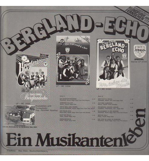 Orig. Bergland Echo - Ein Musikantenleben