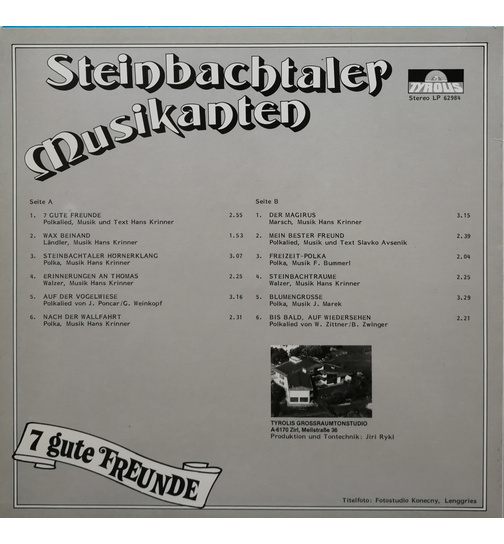 Steinbachtaler Musikanten - 7 gute Freunde