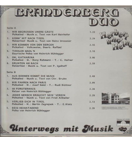 Brandenberg Duo - Unterwegs mit Musik