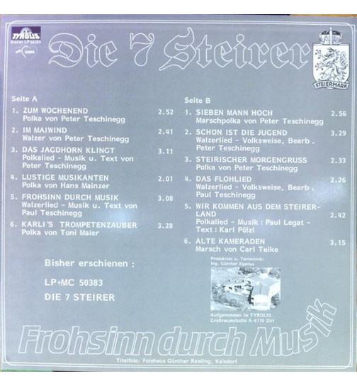 Die 7 Steirer - Frohsinn durch Musik