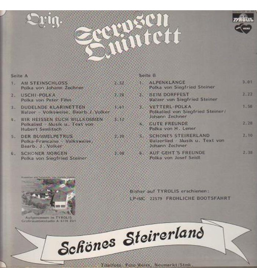 Orig. Seerosen Quintett - Schnes Steirerland