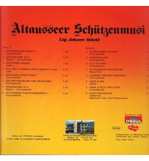 Altausseer Schtzenmusi - Stoariegler-Marsch