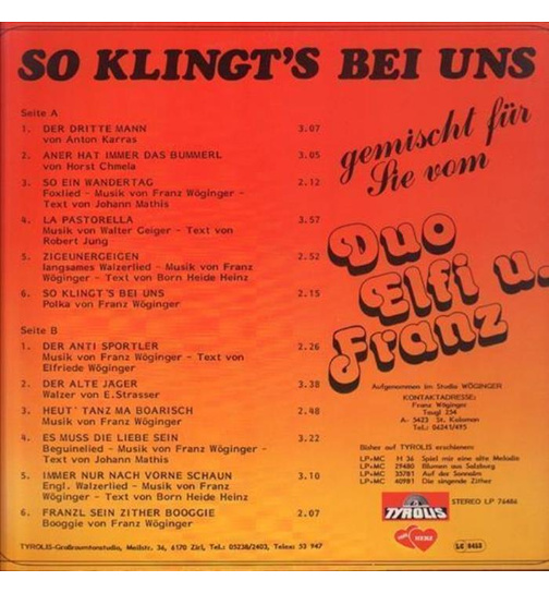 Duo Elfi und Franz - So klingts bei uns