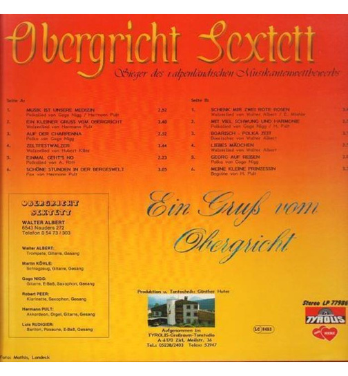 Obergricht Sextett - Ein Gru vom Obergricht