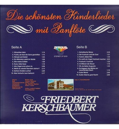 Friedbert Kerschbaumer - Die schnsten Kinderlieder