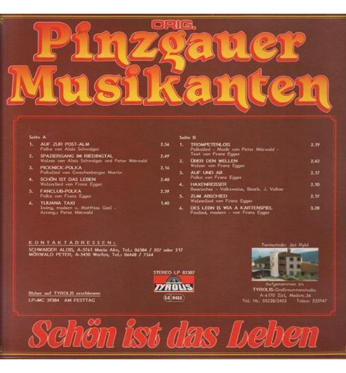 Pinzgauer Musikanten - Schn ist das Leben