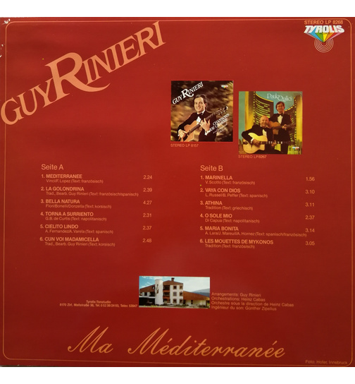 Rinieri Guy - Ma Mediterrane