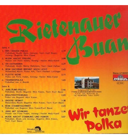 Rietenauer Buam - Wir tanzen Polka