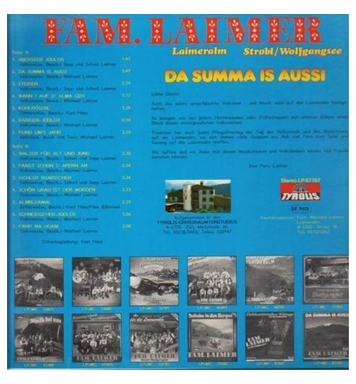 Familie Laimer - Da Summa is aussi