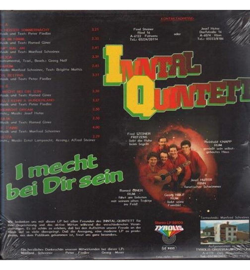 Inntal Quintett - I mecht bei dir sein