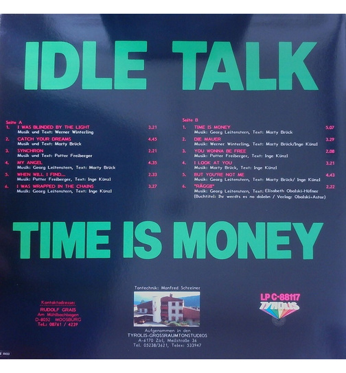 Idle Talk - Time is Money