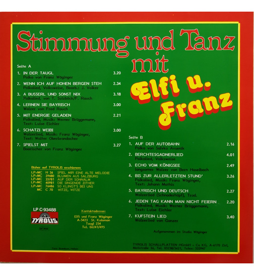 Duo Elfi und Franz - Stimmung und Tanz