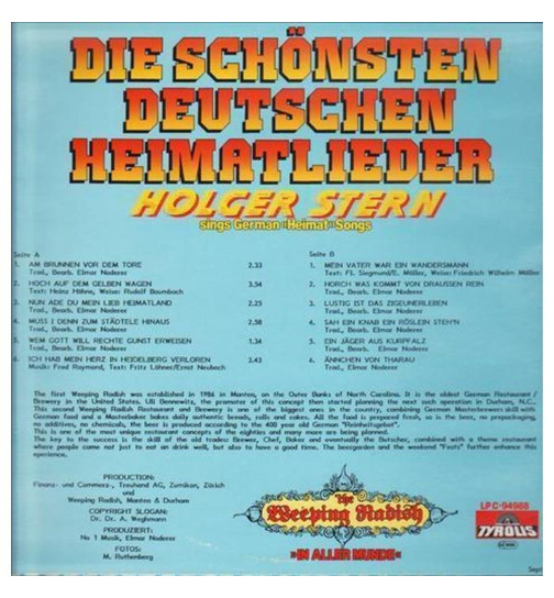 Holger Stern - Die schnsten Deutschen Heimat-Lieder