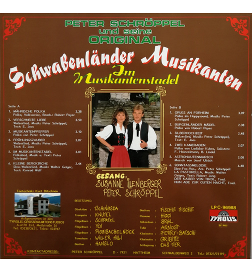 Schwabenlnder Musikanten, Orig. - Im Musikantenstadel